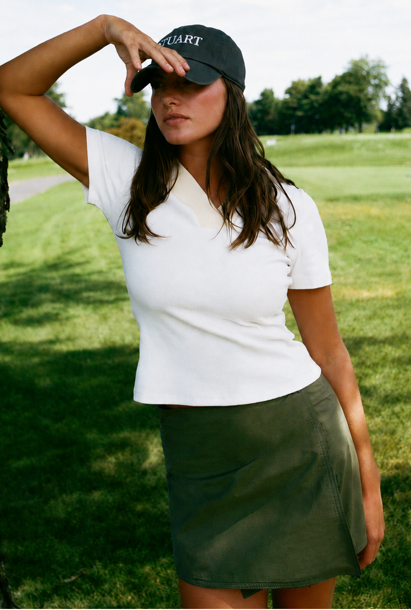 The Club Polo in Vintage White